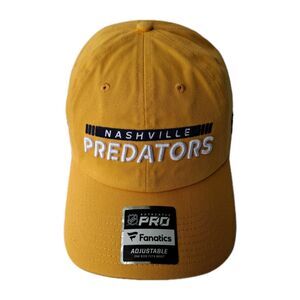 New Fanatics Nashville Predators NHL Authentic Pro Adjustable Hat Mens OSFM